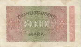 Német Birodalom / Weimari Köztársaság 1922. 1000M (2x) "Vielecke" vízjellel, a "Reich...