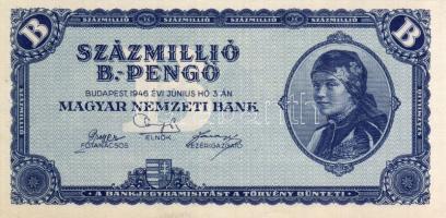 1946 100.000.000B.-pengő T:I