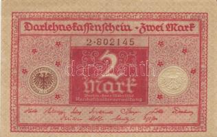 Német Birodalom / Weimari Köztársaság 1919. 50M "Reihe 4" T:III-/IV+ + 1920. 1M (2x) egymá...