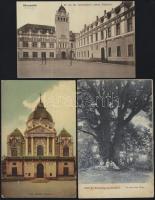 30 db régi városképes lap a Történelmi Magyarország területéről / 30 town-view cards from the territ...