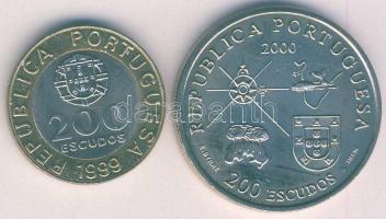 Portugália 1998. 200Esc "Garcia de Orta" T:1/2 + 2000. 200Esc "Terra Do Lavrado"...