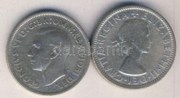 Ausztrália 1951-1953. 1Fl Ag (2x) T:3