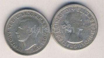 Ausztrália 1951-1961. 1Fl Ag (2x) T:3