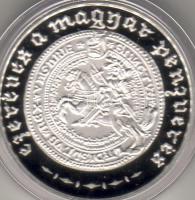 2001 "Ezeréves a magyar pénzverés" 3000Ft ezüst, díszdobozban T:PP! csak 5000db