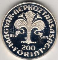 1978 "Első aranyforint" 200Ft ezüst, díszdobozban T:PP! Csak 5000db!