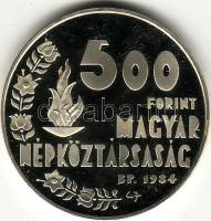 1984 "Los Angeles-olimpia" 500Ft ezüst, díszdobozban T:PP