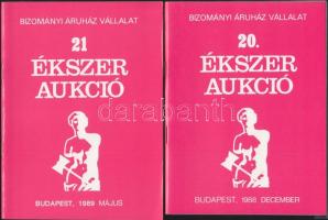 5 db BÁV árverési katalógus (művészeti, ékszer)