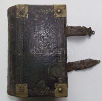 Cithara Sanctorum Pisné Duchownj, Staré y Nové... Knéze Giřjka Tranowského.., Pest, 1877. Bucsánszky, ellegzetes „Szlovák Biblia” kötésben: bordázott egészbõr, díszes rézborítású kötéstáblákkal, rézcsatokkal (2 kapocs hiányzik) (e1-2 sérült oldal) 1246p. Hozzákötve: Modlitby Nábozné...  110p.