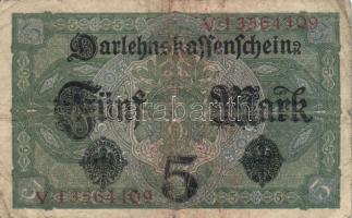 Német Birodalom/Császárság/Weimari Köztársaság/3. Birodalom 1906-1914. 5M,10M,20M,50M,100M,1000M öss...