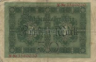 Német Birodalom/Császárság/Weimari Köztársaság/3. Birodalom 1906-1914. 5M,10M,20M,50M,100M,1000M öss...