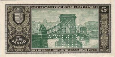 1926 5P "A 000 - 000000" sorszámmal, "Minta" perforációval T:I RRR!!!