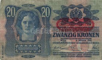 Kis vegyes magyar bankjegy tétel, közte korona, pengő, forint, összesen 20db különféle T:II,III,IV