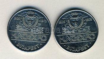 1975. "Hungexpo" ffm emlékplakett T:2 + 1976. "Bornemissza Gergely emlékverseny - III...
