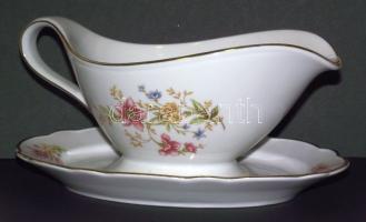 Bavaria Tirschenreuth kézzel festett porcelán szószostál / Chinaware sauce dish 28x12 cm