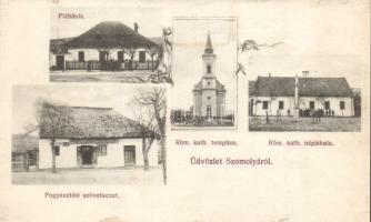 Szomolya fogyasztási szövetkezettel (ázott / wet damage)