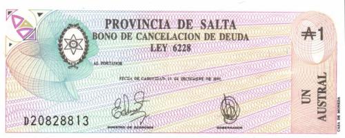 Argentína 13 klf db modern bankjegy T:I