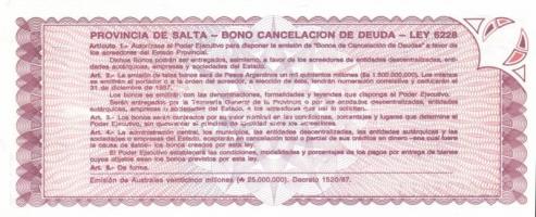 Argentína 13 klf db modern bankjegy T:I