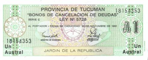 Argentína 13 klf db modern bankjegy T:I