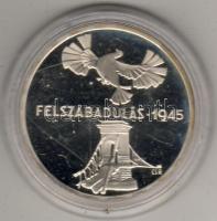 1975 "Felszabadulás II" 200Ft ezüst, díszdobozban T:PP