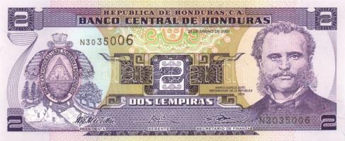 Honduras 2003-2006. 1L (4x) kétszer egymásutáni sorszámokkal + 2L (4x) egymásutáni sorszámokkal T:I + Indonézia 7db klf bankjegy T:I