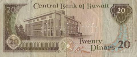 Kuvait 1968. 20D (2x) sign. 6 T:III,IV+