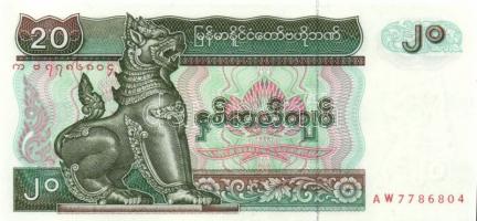 Burma/Myanmar 12db modern bankjegy T:I