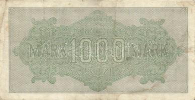 Német Birodalom / Weimari Köztársaság 1922. 1000M (4x) "Vielecke" vízjellel, a "Reich...