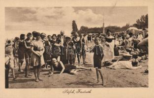 Siófok fürdőzők, Divald & Monostory (levágott / cut)