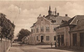 Szászsebes post office and the shop of Ernst Kellner (cut)