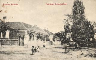 Szentjobb school and parsonage (fl)