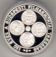 2003 "150 éves a Filharmónia" 5000Ft ezüst, díszdobozban T:PP