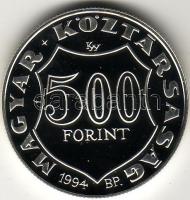 1994 "Kossuth" 500Ft ezüst, díszdobozban T:PP