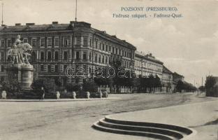 Pozsony Fadrusz quay