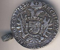 Ausztria/magyar verdejel 1656B Thaler Ag "III. Ferdinánd" feltehetően hamisítvány csőfülle...