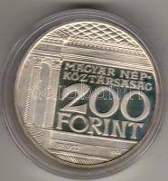 1977 "Magyar Nemzeti Múzeum" 200Ft ezüst, díszdobozban T:PP Csak 5000db RR!!