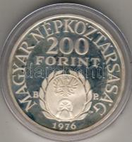 1976 "II Rákóczi Ferenc" 200Ft ezüst, díszdobozban T:PP Csak 5000db RR!!