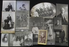 cca 1870-1910 25 darabos családi fotó hagyaték Benczédy Micike családjából