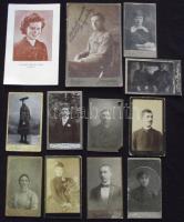 cca 1870-1910 25 darabos családi fotó hagyaték Benczédy Micike családjából