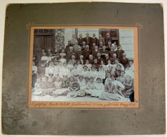 1908 A görgényi tanítótestület tablója / Photo of the teachers collegium of Görgény 37x30 cm