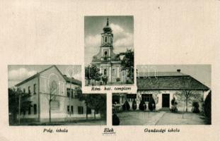 Elek gazdasági és polgári iskolával (EK)