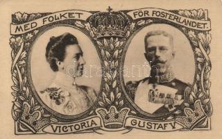 Victoria of Baden, Gustaf V, Viktória svéd királyné, V. Gusztáv svéd király