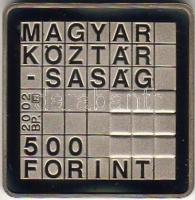 2002 "Rubik kocka" 500Ft "szögletes" T:PP