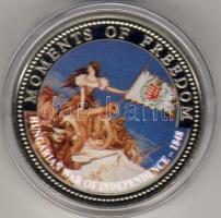 Libéria 2001 "Magyar szabadságharc 1848" 10$ "színes" fémpénz  díszdobozban T:PP
