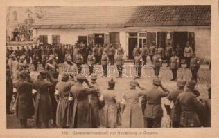 Grajewo the visit of Hindenburg