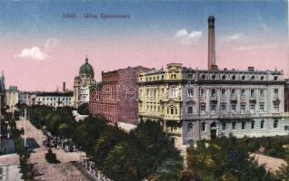 Lódz with synagogue