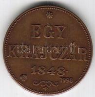 1848K.B. 1kr múzeumi újveret, eredeti csomagolásban T:BU