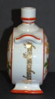 Bakonyszentkirály Zsolnay porcelán kulacs 13 cm