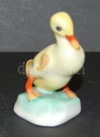 1944 Herendi porcelán kiskacsa / Herend chinaware duck 8 cm
