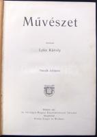 1907 A Művészet c. folyóirat komplett évfolyama. Szerkeszti Lyka Károly. Az Országos Magyar Képzőművészeti Társulat támogatásával kiadja Singer és Wolfner. Jó metszetekkel