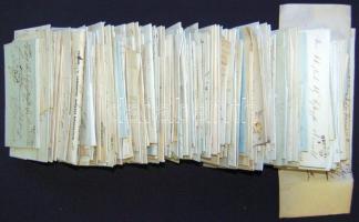 285 db bélyeg előtti és ex offo levél az 1780-1870-es évekből sok érdekességgel, közte egy kevés kül...
